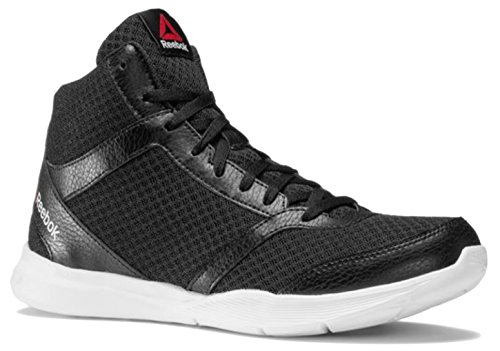 Reebok Cardio Workout Mid RS – Black/White, Multicolor, 9