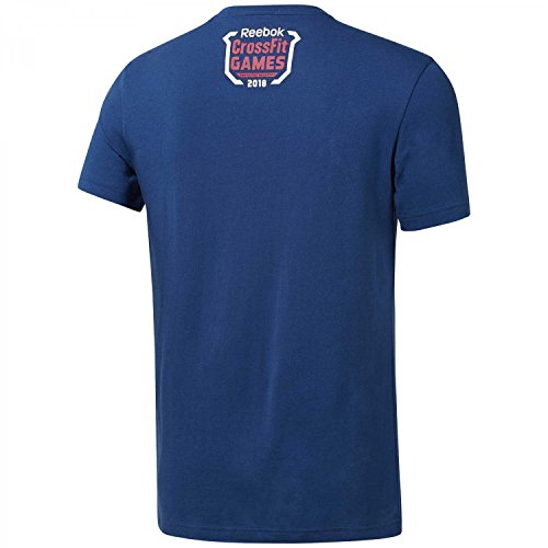 Reebok CF Games Fittest On Earth Camiseta, Hombre, Multicolor (bunblu), S