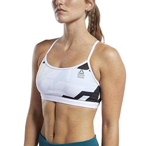 Reebok CF Skinny Strap Bra-AMRAP Sujetador Deportivo, Mujer, Vivid Orange, M