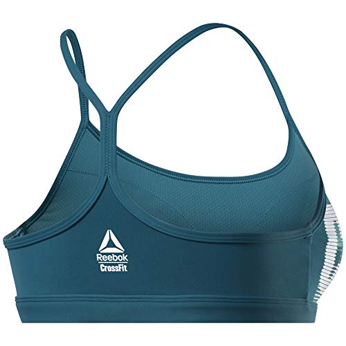 Reebok CF Skinny Strap Bra-Crossfit Repeat Sujetador Deportivo, Mujer, Heritage Teal, 2XS