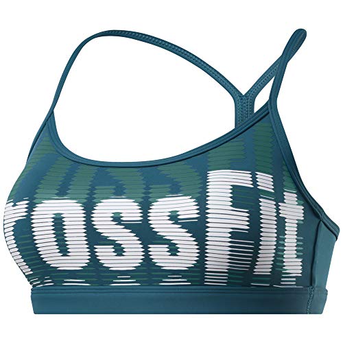 Reebok CF Skinny Strap Bra-Crossfit Repeat Sujetador Deportivo, Mujer, Heritage Teal, 2XS