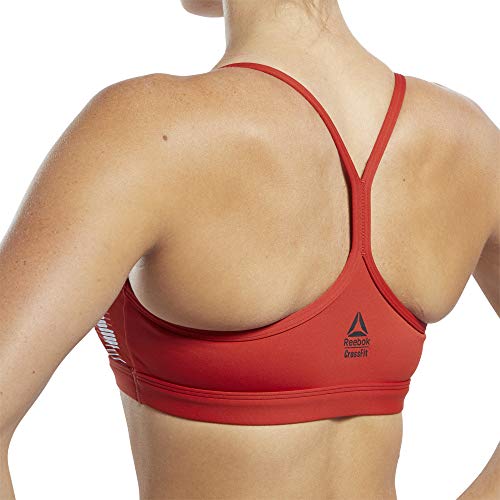 Reebok CF Skinny Strap Bra-Crossfit Repeat Sujetador Deportivo, Mujer, Legacy Red, L