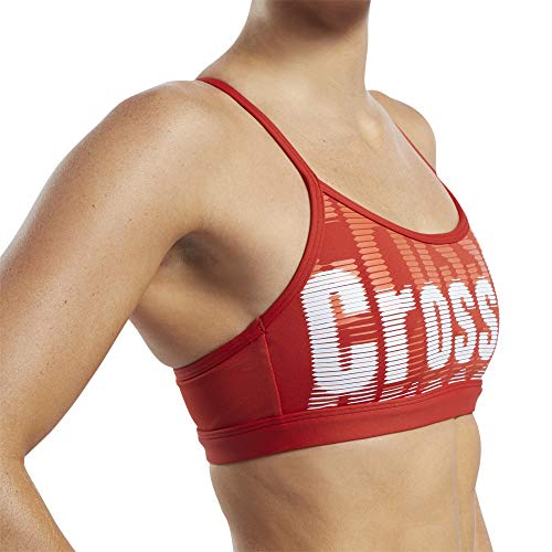 Reebok CF Skinny Strap Bra-Crossfit Repeat Sujetador Deportivo, Mujer, Legacy Red, L