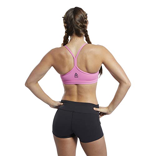 Reebok CF Skinny Strap Bra-Crossfit Repeat Sujetador Deportivo, Mujer, Posh Pink, 2XS