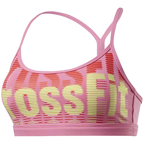 Reebok CF Skinny Strap Bra-Crossfit Repeat Sujetador Deportivo, Mujer, Posh Pink, 2XS