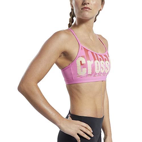 Reebok CF Skinny Strap Bra-Crossfit Repeat Sujetador Deportivo, Mujer, Posh Pink, 2XS