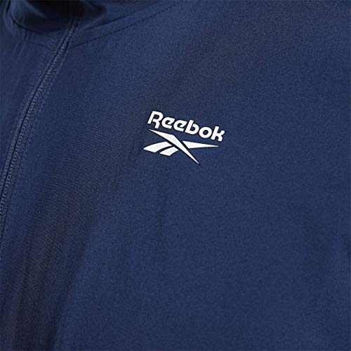Reebok - Chaqueta de entrenamiento para hombre, Hombre, Chaqueta, IEH27, azul marino, extra-large