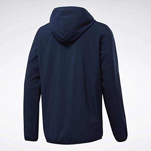 Reebok - Chaqueta de entrenamiento para hombre, Hombre, Chaqueta, IEH27, azul marino, extra-large