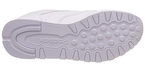 Reebok CL LTHR 2232 - Zapatillas de deporte de cuero para mujer, color blanco, talla 37