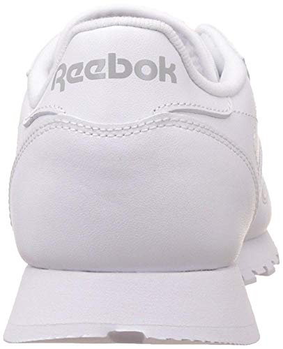 Reebok CL LTHR 2232 - Zapatillas de deporte de cuero para mujer, color blanco, talla 40.5