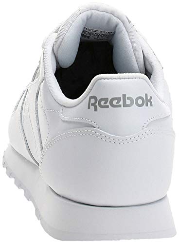 Reebok CL LTHR 2232 - Zapatillas de deporte de cuero para mujer, color blanco, talla 40.5