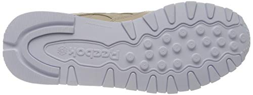 Reebok CL LTHR, Gymnastics Shoe Womens, Modern Beige/Sand Beige/White, 37 EU