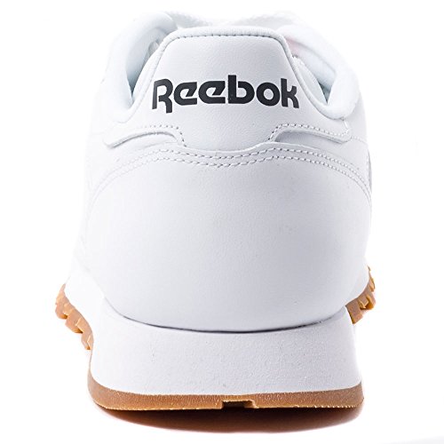 Reebok Cl Lthr, Zapatillas de Deporte para Hombre, Blanco (White/Gum 2), 40.5 EU