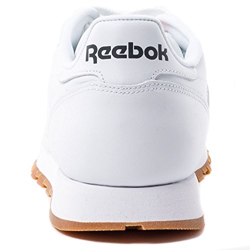 Reebok Cl Lthr, Zapatillas de Deporte para Hombre, Blanco (White/Gum 2), 40.5 EU