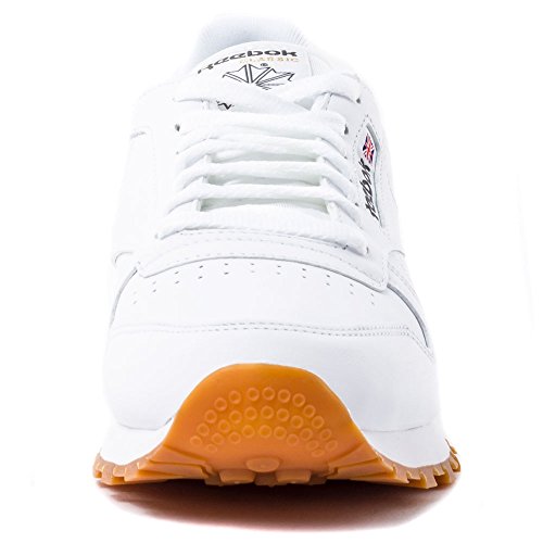 Reebok Cl Lthr, Zapatillas de Deporte para Hombre, Blanco (White/Gum 2), 40.5 EU