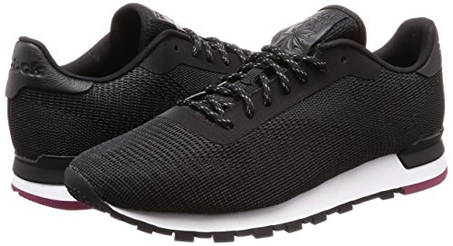 Reebok Classic Flexweave, Zapatillas para Hombre, Negro (Black/White/Urban Maroon), 40 EU