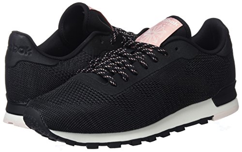 Reebok Classic Flexweave, Zapatillas para Mujer, Negro (Black/Chalk/Pale Pink/Chalk Pink), 39 EU