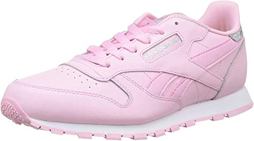 Reebok Classic Leather Pastel, Zapatillas de Running para Mujer, Rosa (Rosa/(Charming Pink/White) 000), 38 EU
