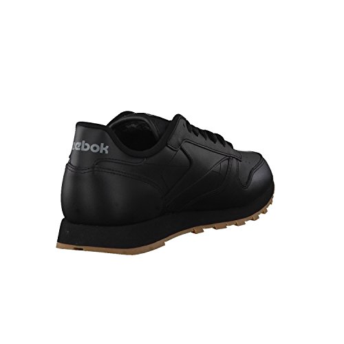 Reebok Classic Leather - Zapatillas de cuero para hombre, color negro (black / gum 2), talla 40