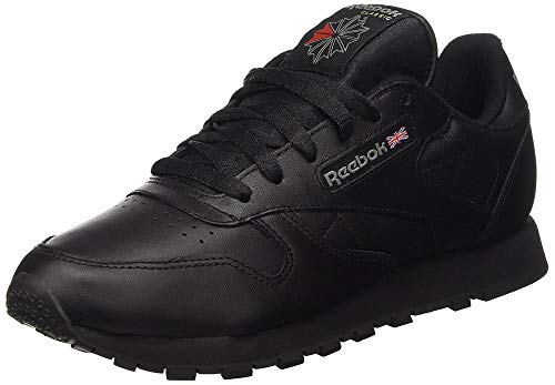 Reebok Classic Leather - Zapatillas de cuero para hombre, color negro (int-black), talla 44