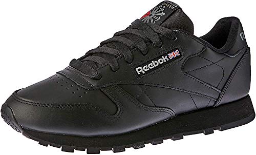 Reebok Classic Leather - Zapatillas de cuero para hombre, color negro (int-black), talla 46