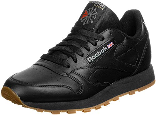 Reebok Classic Leather, Zapatillas de Deporte para Hombre, Negros, 43 EU