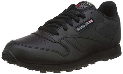 Reebok Classic Leather, Zapatillas de Running Niños, Negro, 37 EU