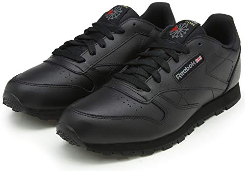 Reebok Classic Leather, Zapatillas de Trail Running Unisex Niños, Negro, 34 EU