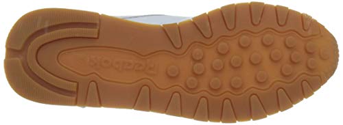 Reebok Classic Leather Zapatillas, Mujer, Blanco (Int-White / Gum), 37.5 EU