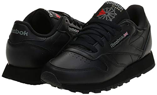 Reebok Classic Leather Zapatillas, Mujer, Negro (Int / Black), 37.5 EU