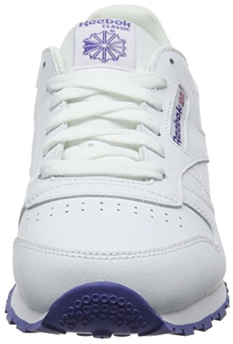 Reebok Classic Leather, Zapatillas Unisex Adulto, (Lurex-White/Lilac Shadow), 36.5 EU