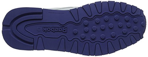 Reebok Classic Leather, Zapatillas Unisex Adulto, (Lurex-White/Lilac Shadow), 36.5 EU