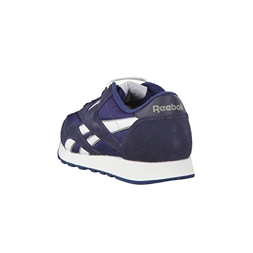 Reebok Classic Nylon Zapatilla de Running Hombre, Azul (Team Navy / Platinum), 41