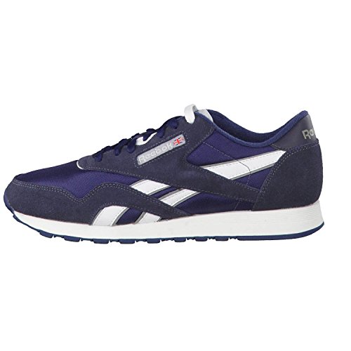 Reebok Classic Nylon Zapatilla de Running Hombre, Azul (Team Navy / Platinum), 41