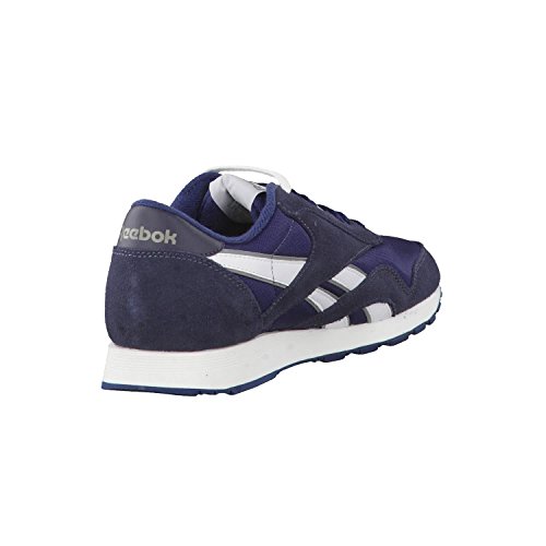 Reebok Classic Nylon Zapatilla de Running Hombre, Azul (Team Navy / Platinum), 44