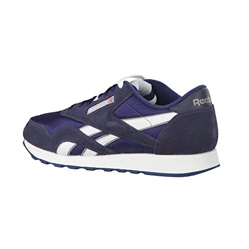 Reebok Classic Nylon Zapatilla de Running Hombre, Azul (Team Navy / Platinum), 44