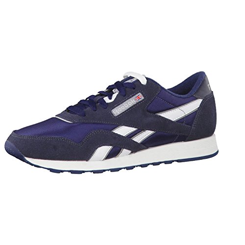 Reebok Classic Nylon Zapatilla de Running Hombre, Azul (Team Navy / Platinum), 44