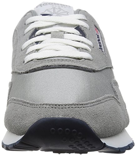 Reebok Classic Nylon - zapatilla deportiva de material sintético Unisex adulto, Grigio (Grau (Platinum/Jet Blue)), 42