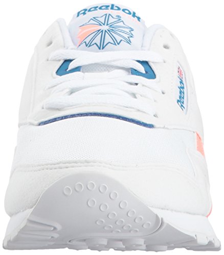 Reebok Classic Nylon, Zapatos para Senderismo para Mujer, Color Blanco Retro Digital Rosa, 35.5 EU