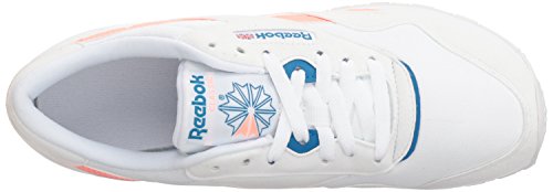 Reebok Classic Nylon, Zapatos para Senderismo para Mujer, Color Blanco Retro Digital Rosa, 35.5 EU
