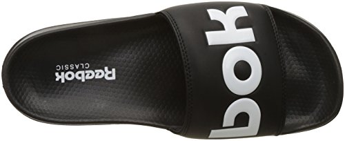 Reebok Classic Slide, Zapatos de Playa y Piscina Unisex Adulto, Negro (Splt/Black/White 000), 40.5 EU