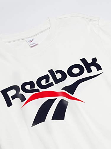 Reebok Classic Vector Camiseta de Manga Corta Unisex, Unisex Adulto Hombre, Manga Corta, GJS42, Blanco, Extra-Large