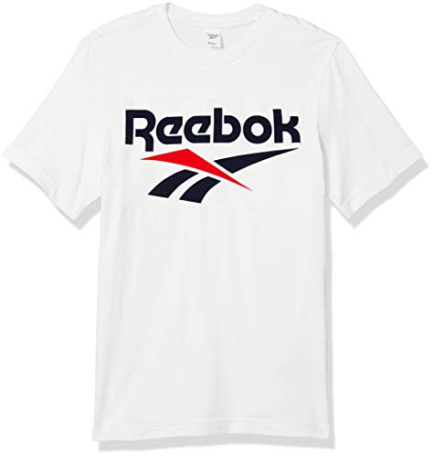 Reebok Classic Vector Camiseta de Manga Corta Unisex, Unisex Adulto Hombre, Manga Corta, GJS42, Blanco, Extra-Large