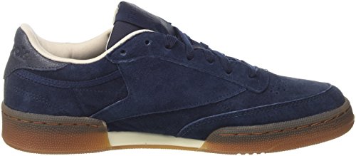 Reebok Club C 85 G, Zapatillas de Deporte para Hombre, Azul (Collegiate Navy/Sand Stone/Chalk/Gum), 38.5 EU