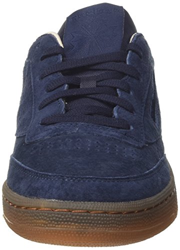 Reebok Club C 85 G, Zapatillas de Deporte para Hombre, Azul (Collegiate Navy/Sand Stone/Chalk/Gum), 38.5 EU