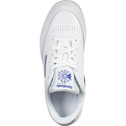 Reebok Club C 85, Zapatillas para Hombre, Blanco (INT White/Royal Gum), 40.5 EU