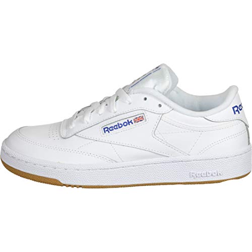 Reebok Club C 85, Zapatillas para Hombre, Blanco (INT White/Royal Gum), 40.5 EU