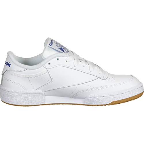 Reebok Club C 85, Zapatillas para Hombre, Blanco (INT White/Royal Gum), 40.5 EU