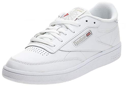 Reebok Club C 85, Zapatillas para Mujer, Blanco (White/Light Grey 0), 38.5 EU