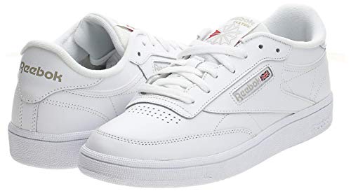 Reebok Club C 85, Zapatillas para Mujer, Blanco (White/Light Grey 0), 38.5 EU